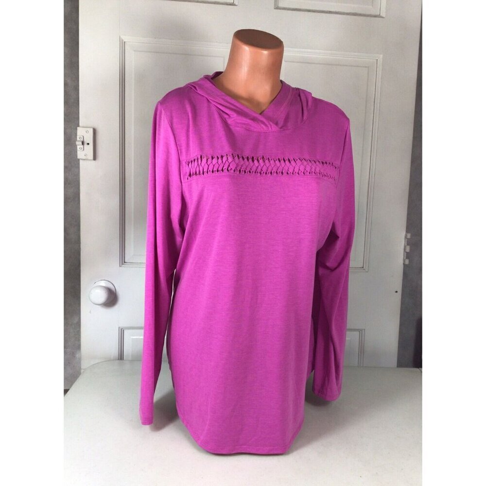 Nanette Lepore Hoodie Athletic Running Pullover Womens XL